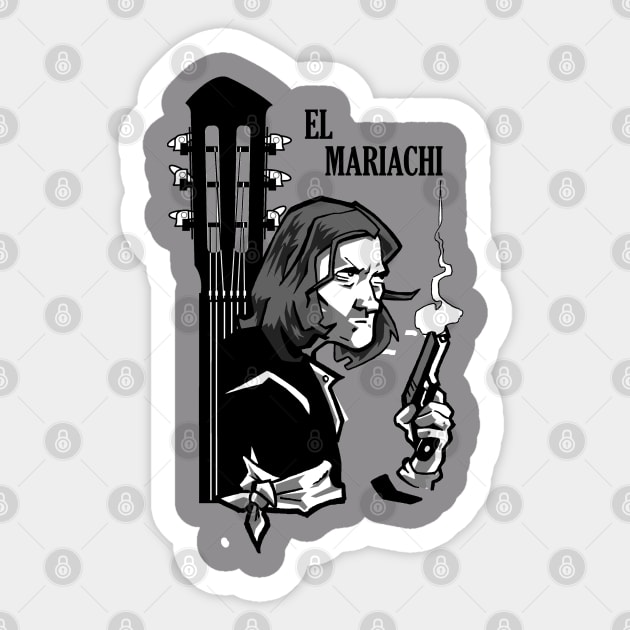 El Mariachi Sticker by ActionNate